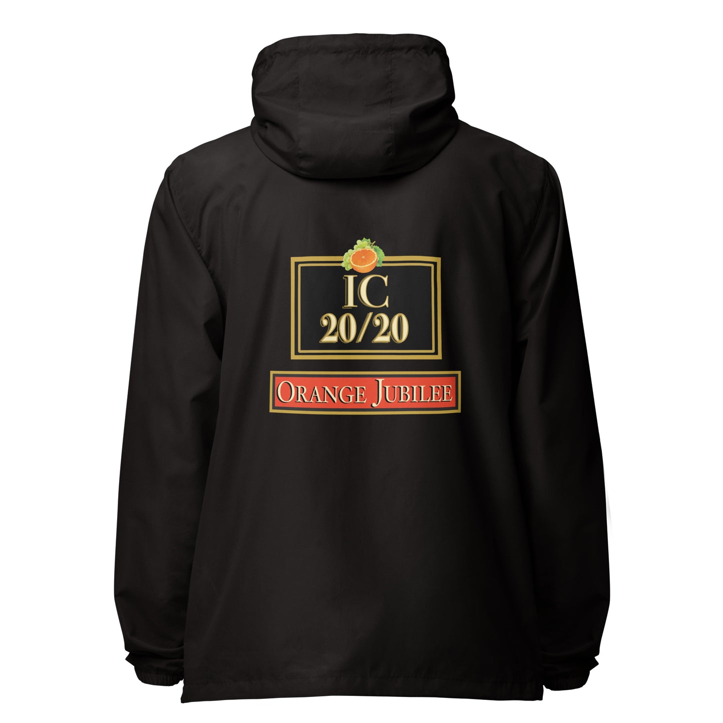 IC 20/20 Orange Jubilee Windbreaker Rain Jacket