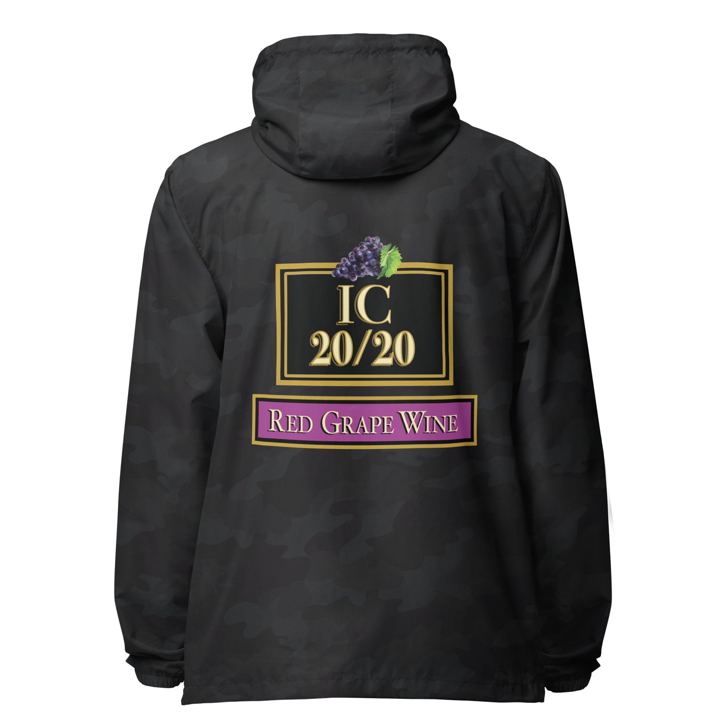 IC 20/20 Red Grape Wine Windbreaker Rain Jacket