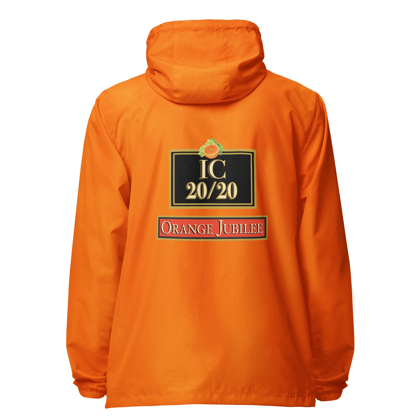 IC 20/20 Orange Jubilee Windbreaker Rain Jacket