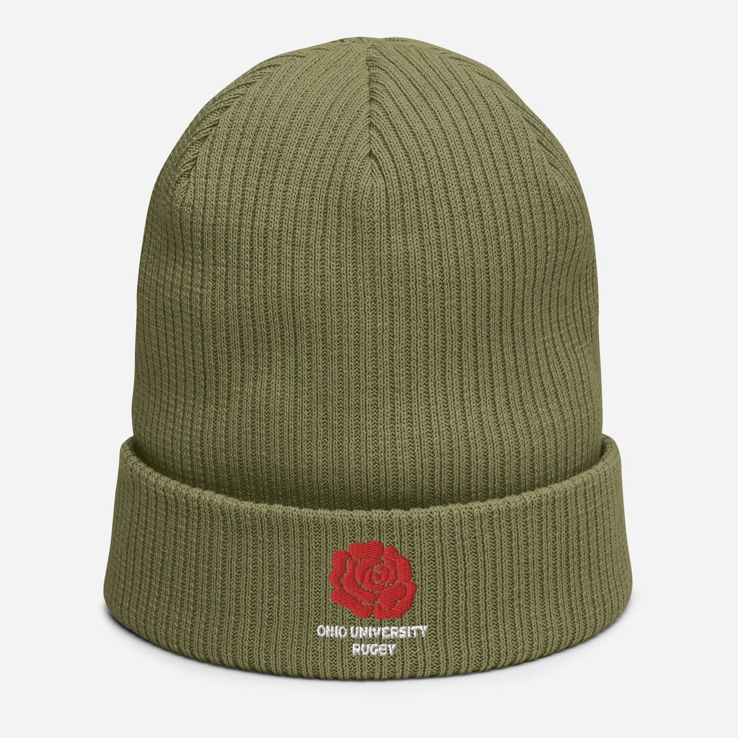 OURFC Rose Ribbed Beanie